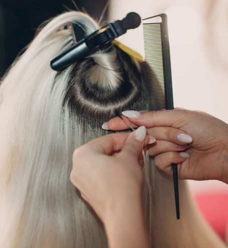 Haarverlängerung feines Haar